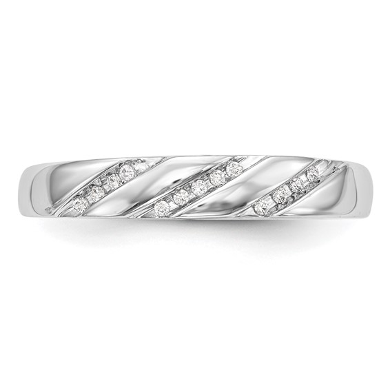 Diamond Trio Ladies Wedding Bands