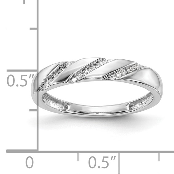 Diamond Trio Ladies Wedding Bands