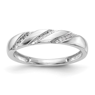 Diamond Trio Ladies Wedding Bands