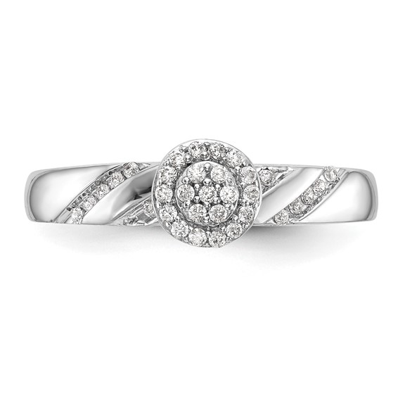 Diamond Trio Cluster Engagement Rings