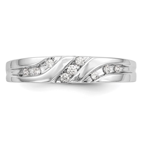 Diamond Trio Men's Wedding Bands