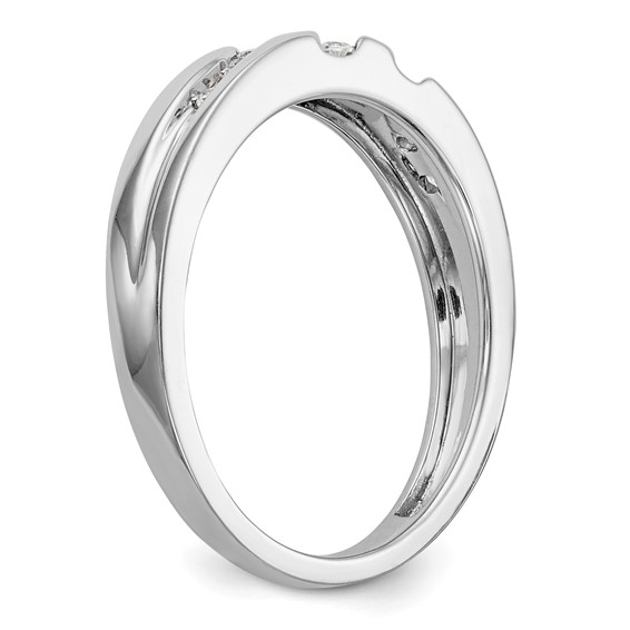 Diamond Trio Men's Wedding Bands