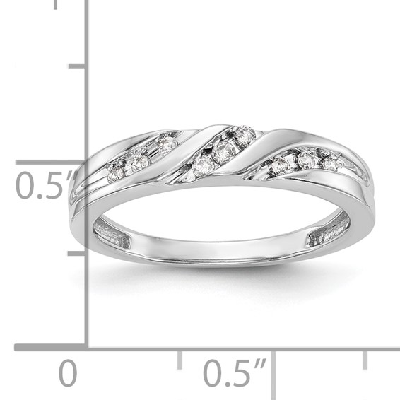 Diamond Trio Ladies Wedding Bands