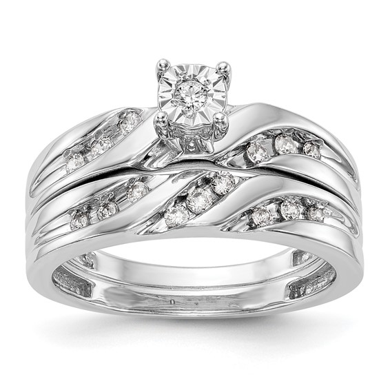 Diamond Trio Engagement Rings