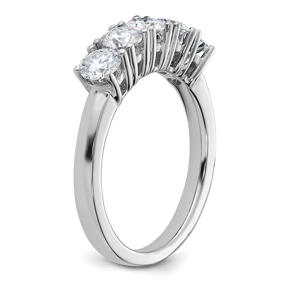5-Stone Moissanite Bands