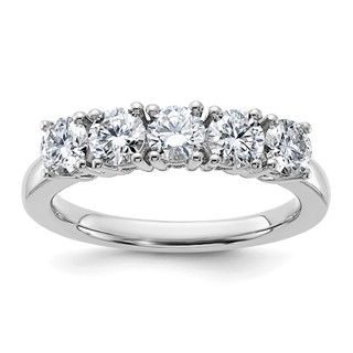 5-Stone Moissanite Bands
