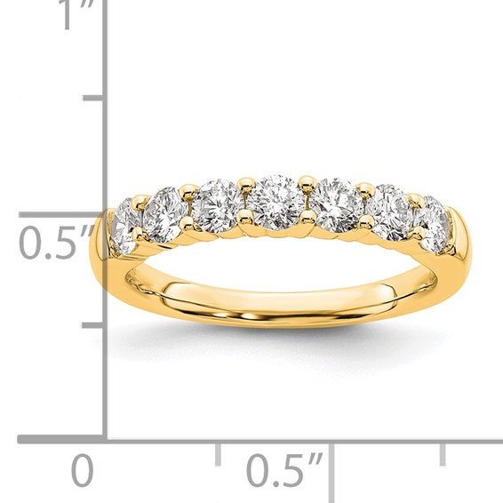 14K 7-Stone Diamond Band