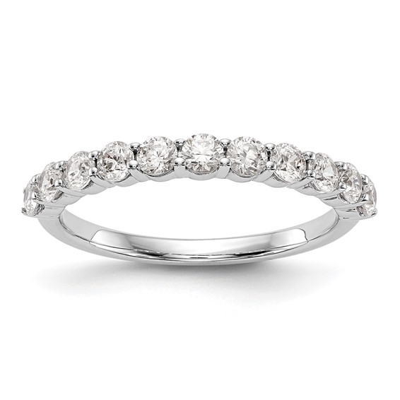 14K White Gold 11-Stone Band Mounting