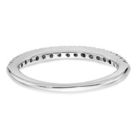 14K White Gold 0.25ct Lab Grown Diamond VS SI+ G+ Complete Band view 5