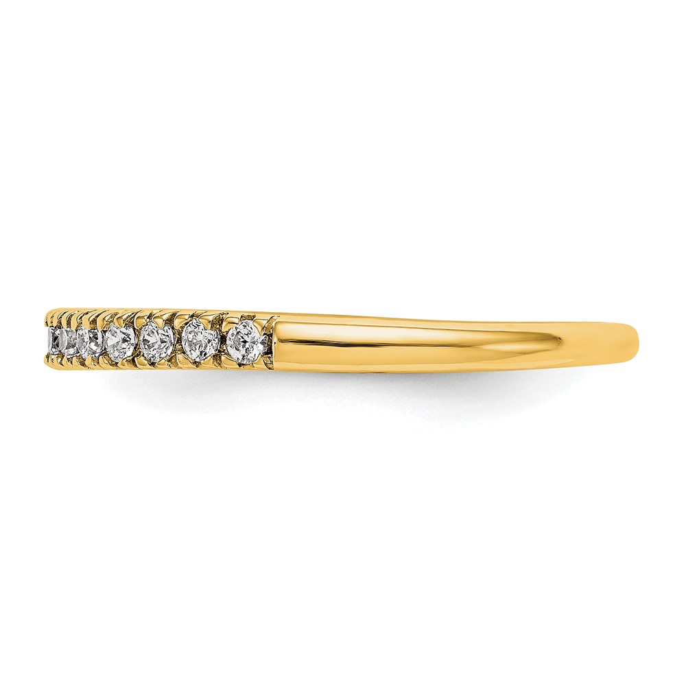 True Origin 14K 1/4 carat Lab Grown Diamond VS  D E F  Band (RM3193B-025-YLD)