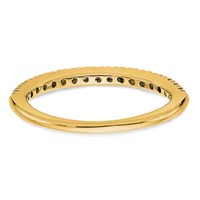 True Origin 14K Yellow Gold 0.25 Carat Lab Grown Diamond VS+ F+ Complete Wedding Band view 5