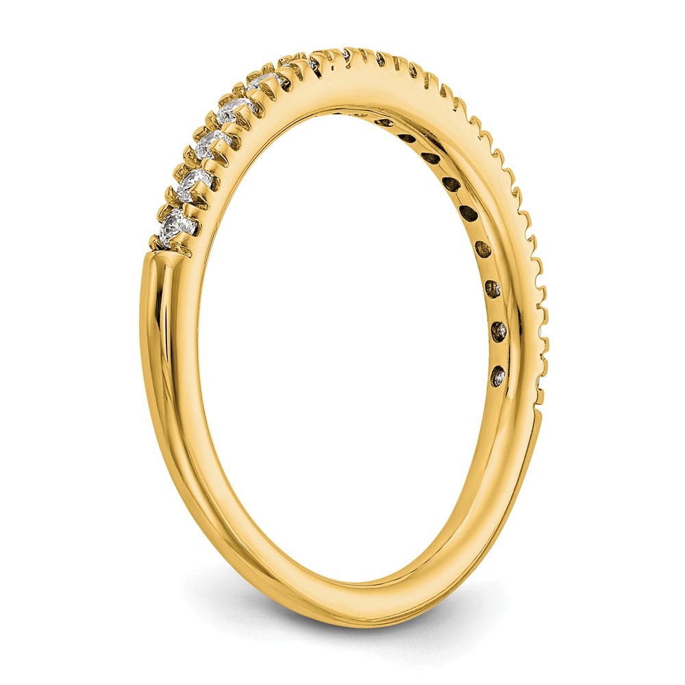 True Origin 14K 1/4 carat Lab Grown Diamond VS  D E F  Band (RM3193B-025-YLD)