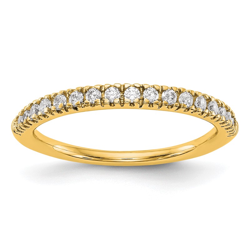 True Origin 14K 1/4 carat Lab Grown Diamond VS  D E F  Band