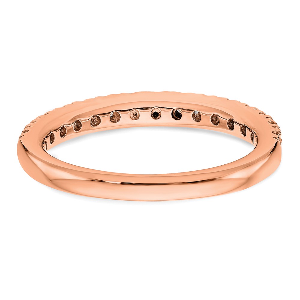 True Origin 14K Rose Gold 1/2 carat Lab Grown Diamond VS  D E F  Band (RM3193B-050-RLD)