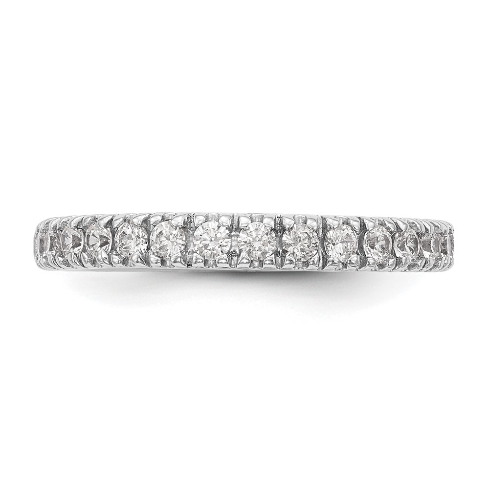 True Origin 14K White Gold 1/2 carat Lab Grown Diamond VS  D E F  Band (RM3193B-050-WLD)