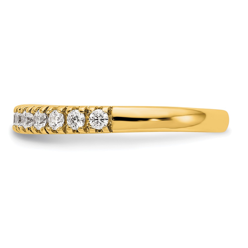 True Origin 14K 1/2 carat Lab Grown Diamond VS  D E F  Band (RM3193B-050-YLD)