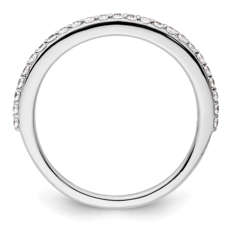 14K White Gold Lab Grown Diamond VS/SI+ G+ Band