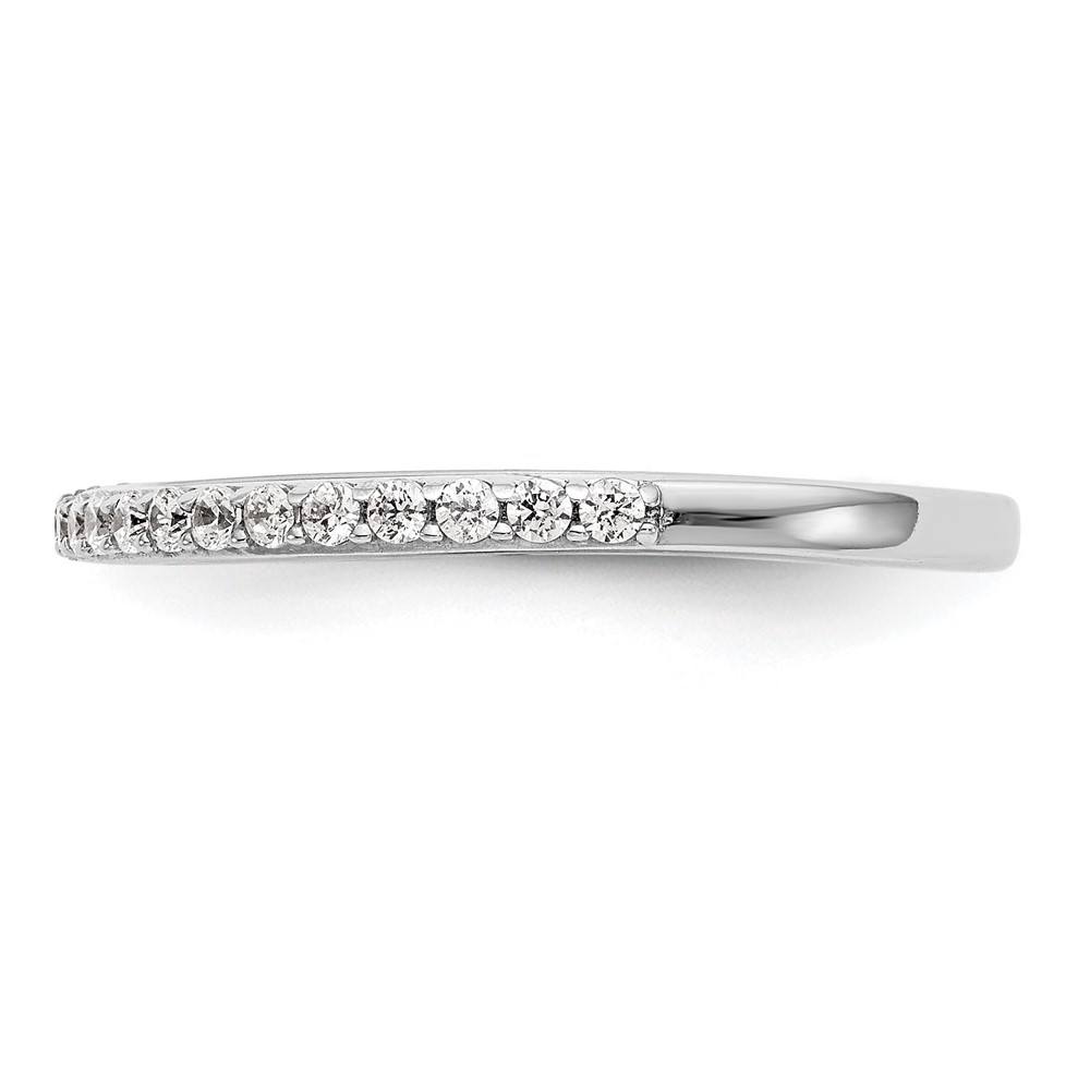 True Origin 14K White Gold 1/4 carat Lab Grown Diamond VS  D E F  Band (RM3195B-028-WLD)