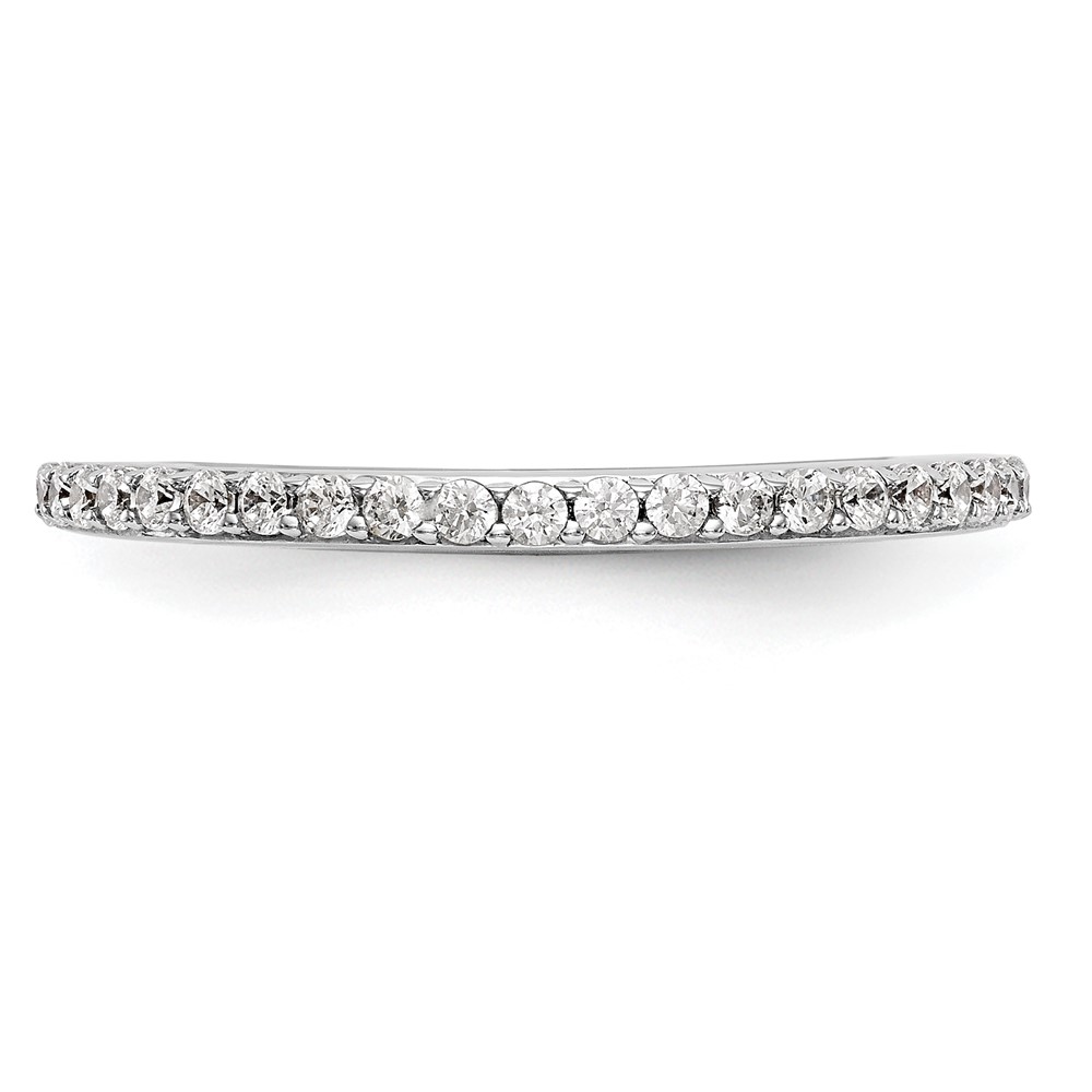 True Origin 14K White Gold 1/4 carat Lab Grown Diamond VS  D E F  Band (RM3195B-028-WLD)