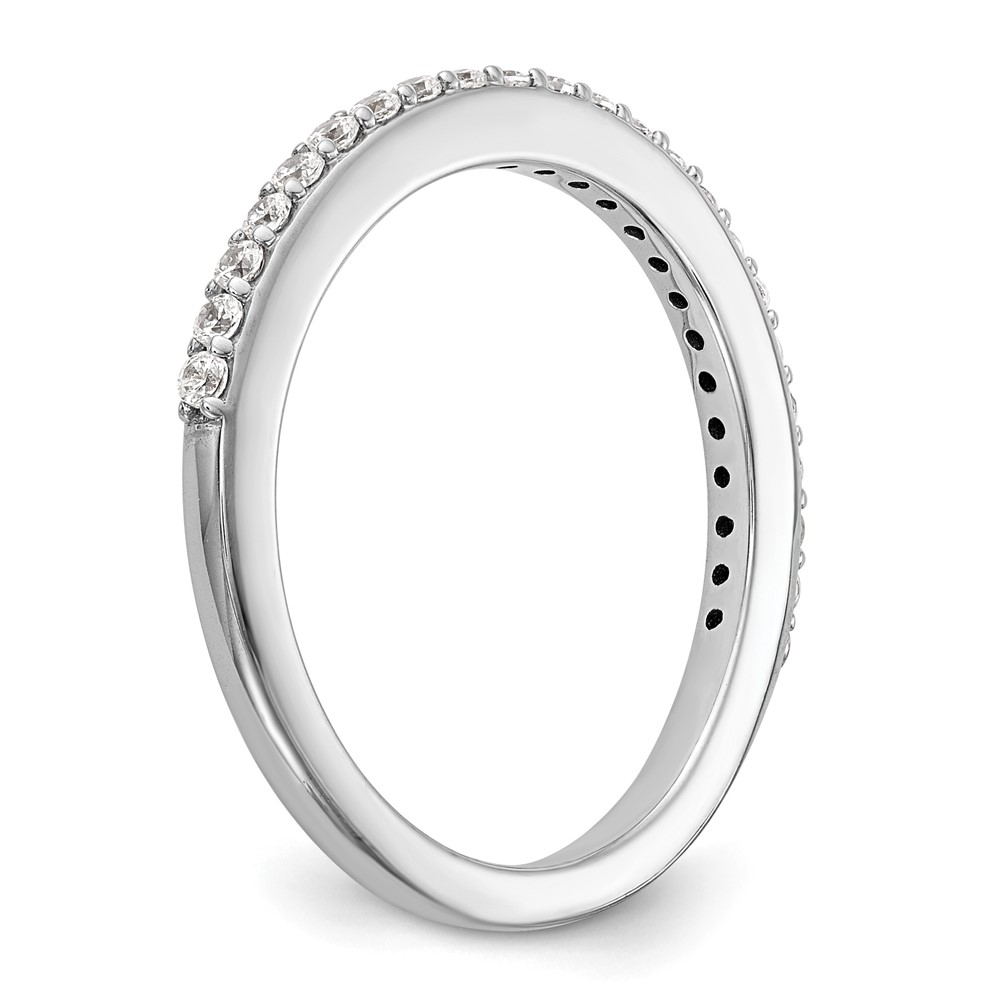 True Origin 14K White Gold 1/4 carat Lab Grown Diamond VS  D E F  Band (RM3195B-028-WLD)