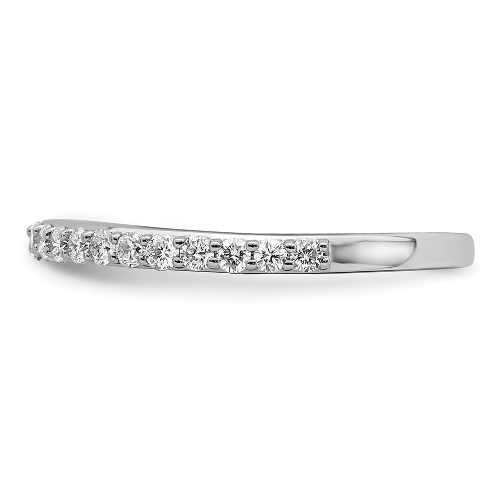 True Origin 14K White Gold 3/8 carat Lab Grown Diamond VS  D E F  Band (RM3195B-042-WLD)