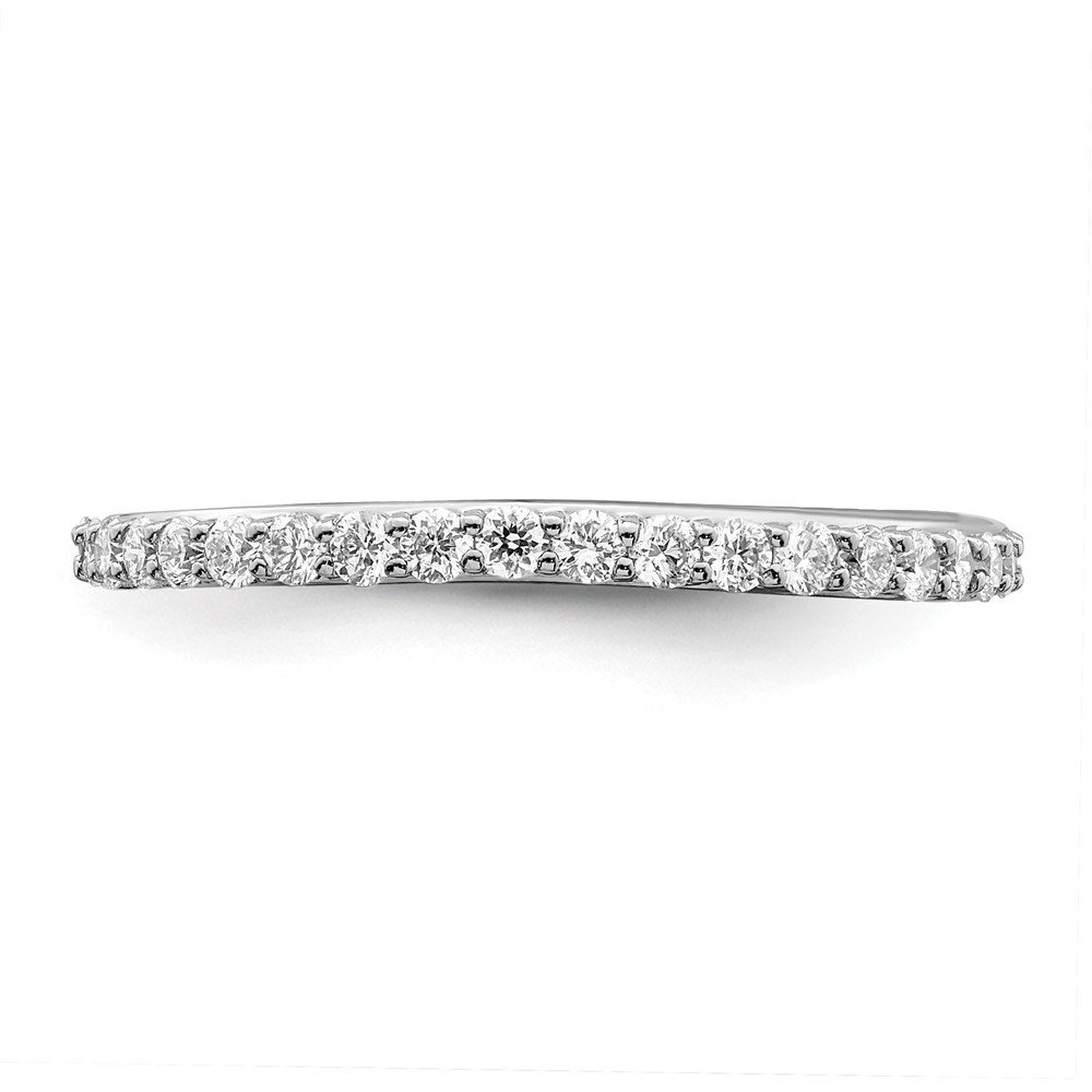 True Origin 14K White Gold 3/8 carat Lab Grown Diamond VS  D E F  Band (RM3195B-042-WLD)