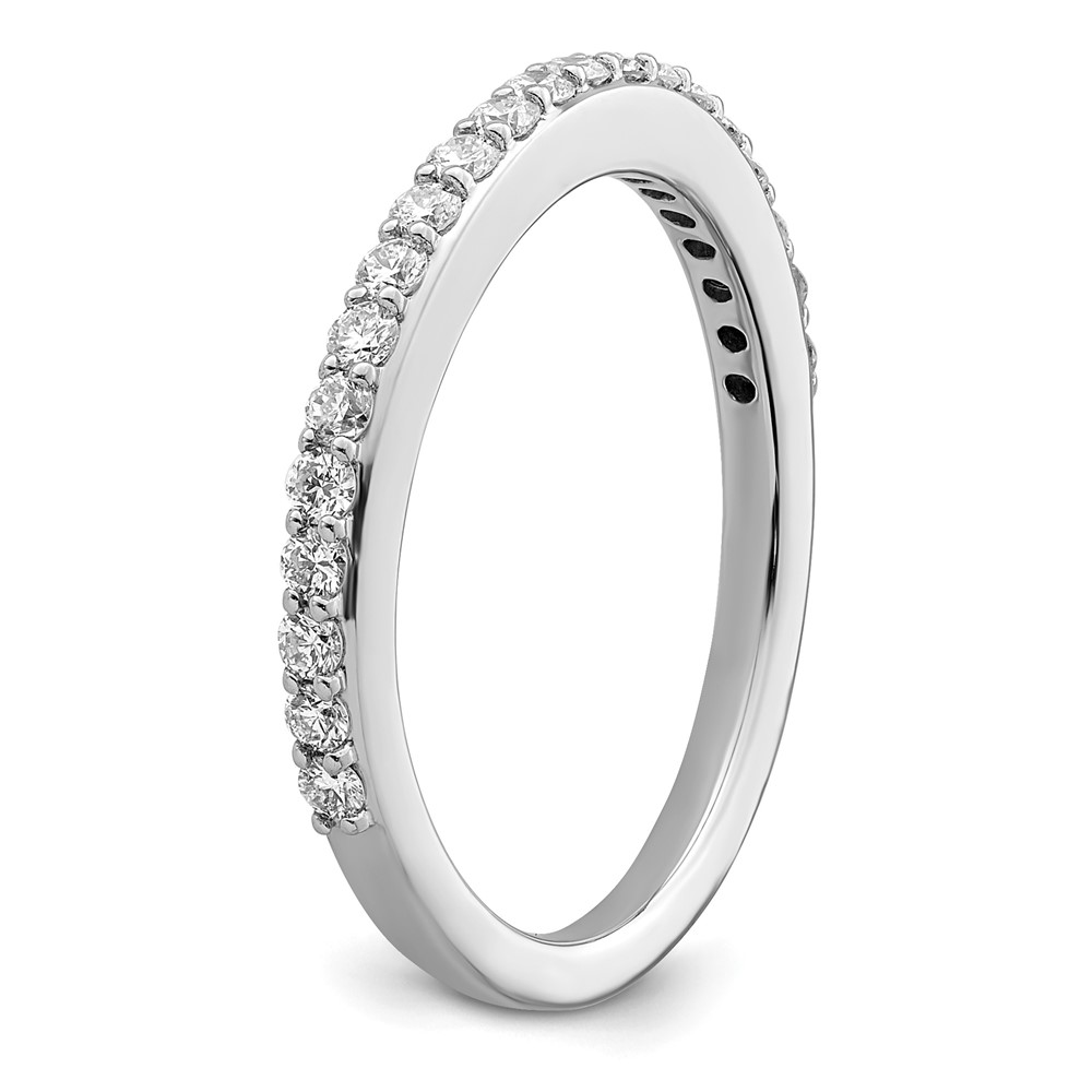 True Origin 14K White Gold 3/8 carat Lab Grown Diamond VS  D E F  Band (RM3195B-042-WLD)
