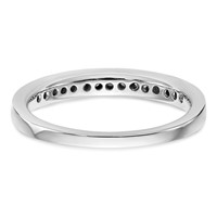 True Origin 14K White Gold 0.25 Carat Lab Grown Diamond VS+ F+ Complete Wedding Band view 5