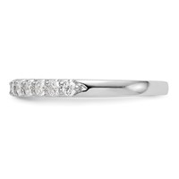 14K White Gold 0.33 Carat Lab Grown Diamond VS SI+ G+ Complete Band view 4