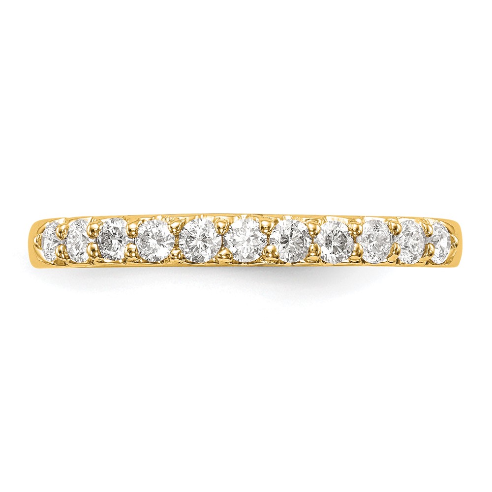 14k 1/3 carat Lab Grown Diamond VS/SI+ G+ Complete Band (RM3204B-033-7YLG)
