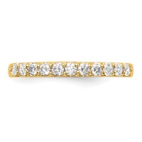 14K Yellow Gold 0.33 Carat Lab Grown Diamond VS SI+ G+ Complete Band view 5