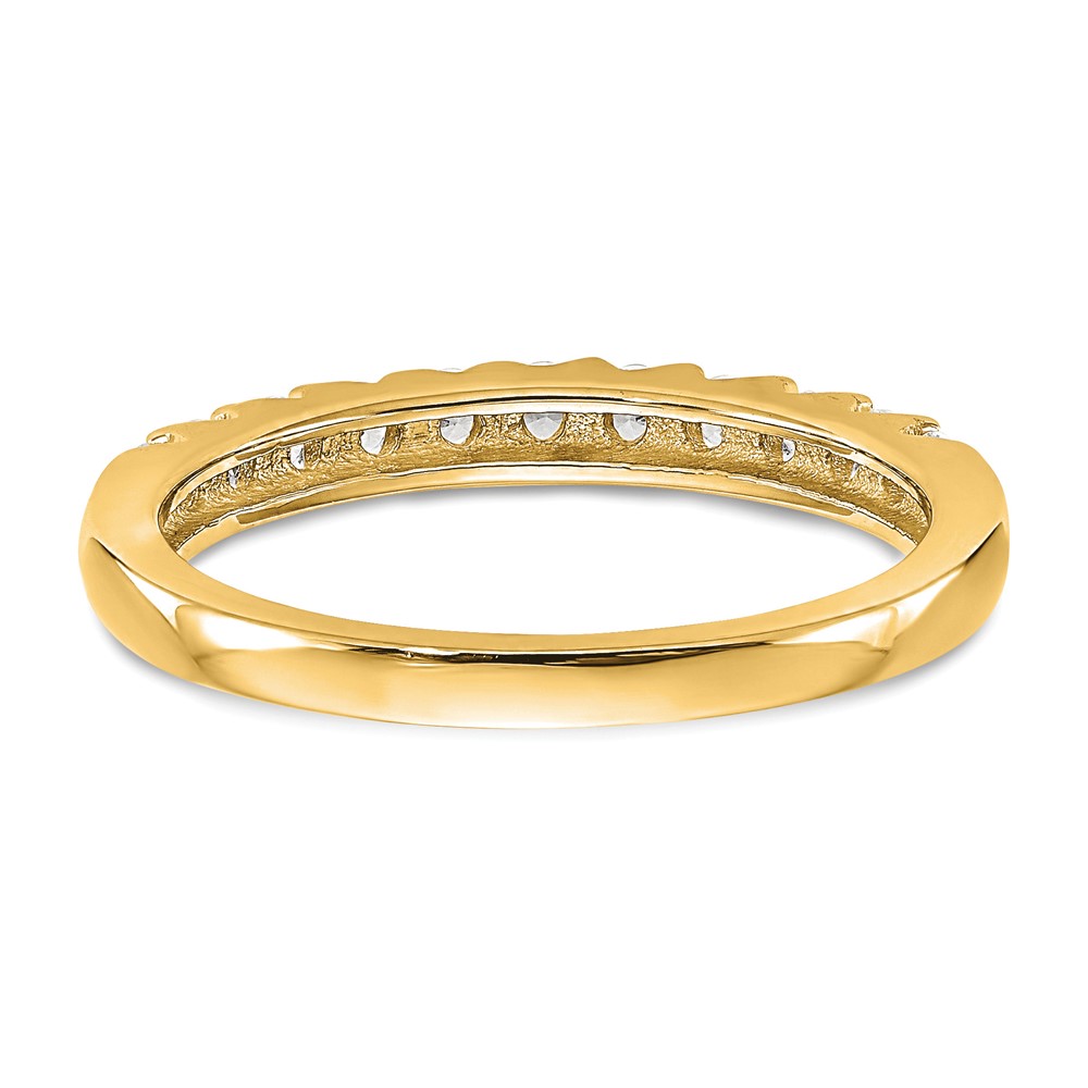 14k 1/3 carat Lab Grown Diamond VS/SI+ G+ Complete Band (RM3204B-033-7YLG)