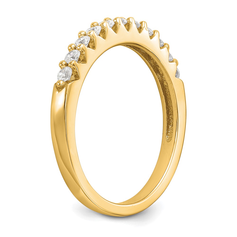 14k 1/3 carat Lab Grown Diamond VS/SI+ G+ Complete Band (RM3204B-033-7YLG)