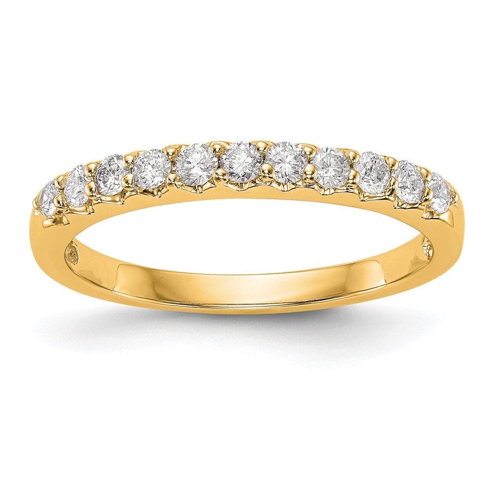 14k 1/3 carat Lab Grown Diamond VS/SI+ G+ Complete Band (RM3204B-033-7YLG)
