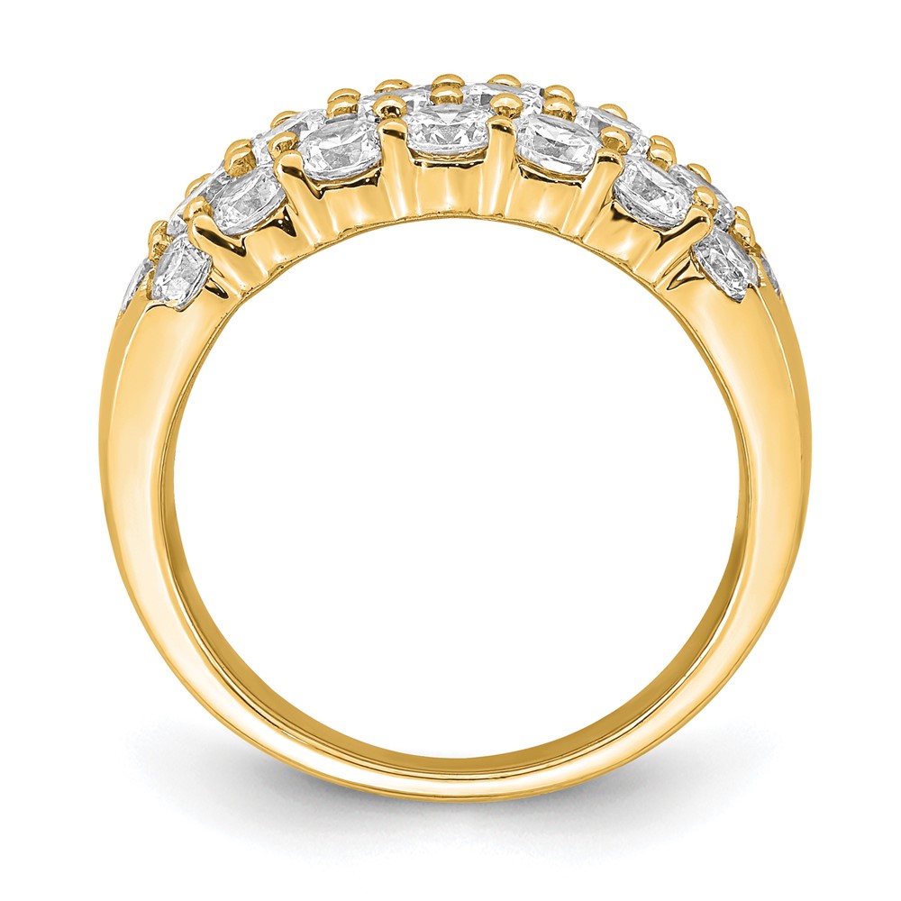 14k 2 1/2 carat Lab Grown Diamond VS/SI Complete Fashion Band (RM3216-255-YLG)
