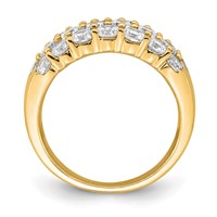 14K Yellow Gold 2.50 Carat Lab Grown Diamond VS SI+ G+ Complete Fashion Band view 2
