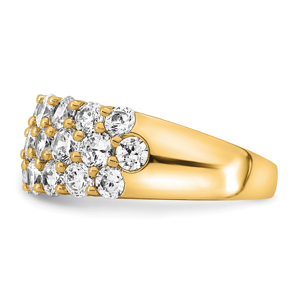 14k 2 1/2 carat Lab Grown Diamond VS/SI Complete Fashion Band (RM3216-255-YLG)