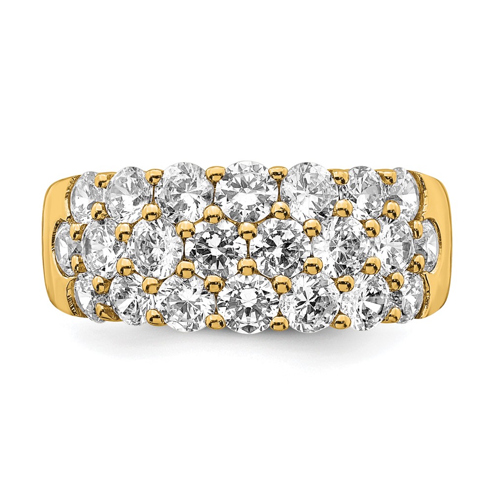 14k 2 1/2 carat Lab Grown Diamond VS/SI Complete Fashion Band (RM3216-255-YLG)