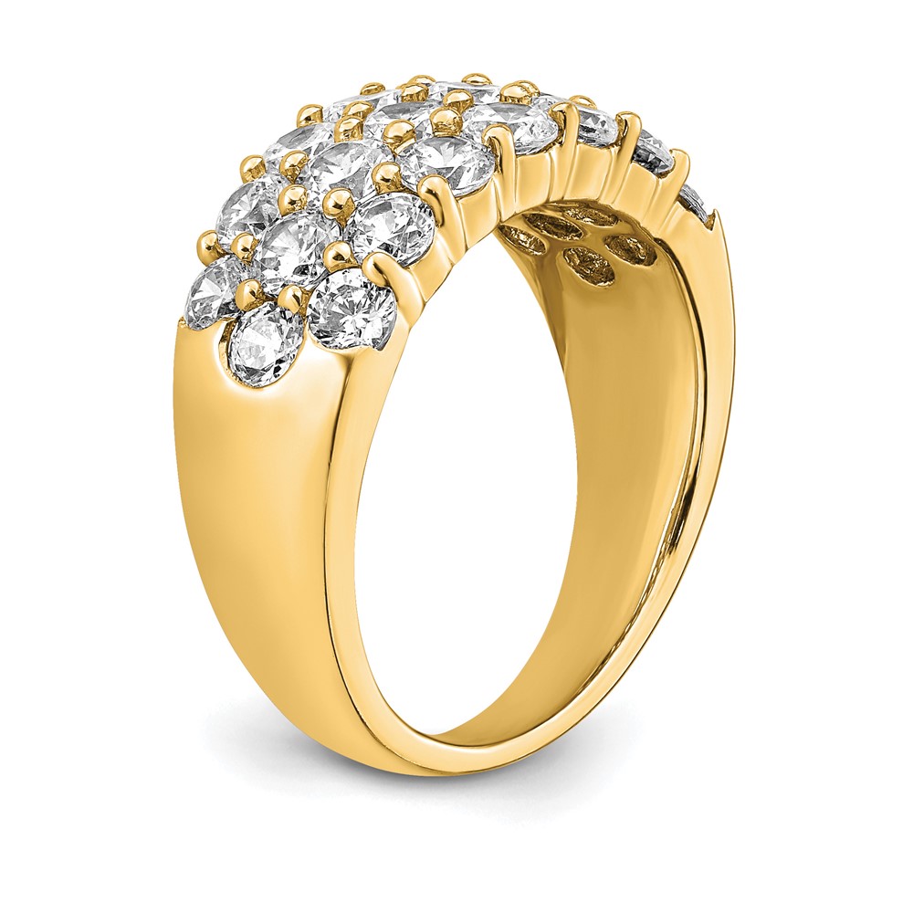 14k 2 1/2 carat Lab Grown Diamond VS/SI Complete Fashion Band (RM3216-255-YLG)