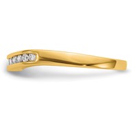 14K Yellow Gold 0.20 Carat Lab Grown Diamond VS SI+ G+ Complete Fashion Band view 3