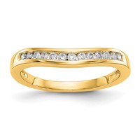 14K Yellow Gold 0.20 Carat Lab Grown Diamond VS SI+ G+ Complete Fashion Band view 1