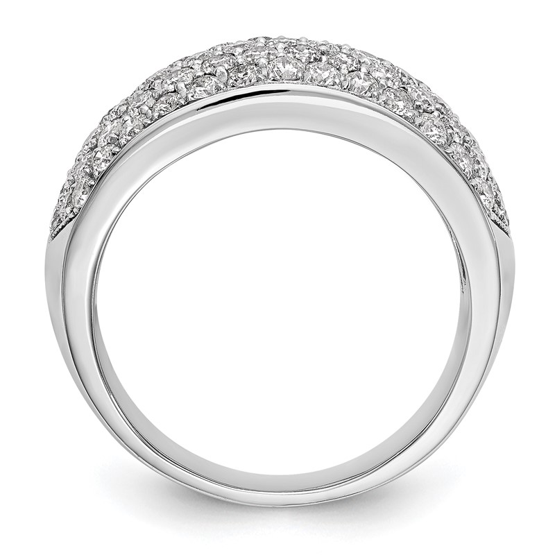 True Origin 14K White Gold 1 5/8 carat Lab Grown Diamond VS  D E F  Band