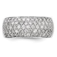 True Origin 14K White Gold 1.62 Carat Lab Grown Diamond VS+ F+ Complete Band view 4