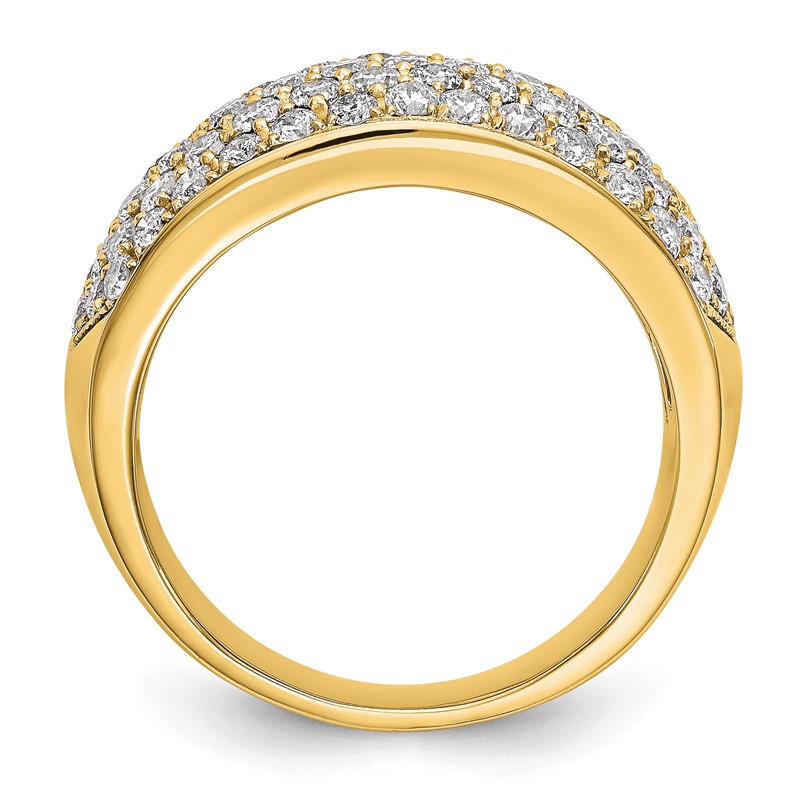 True Origin 14K 1 5/8 carat Lab Grown Diamond VS  D E F  Band