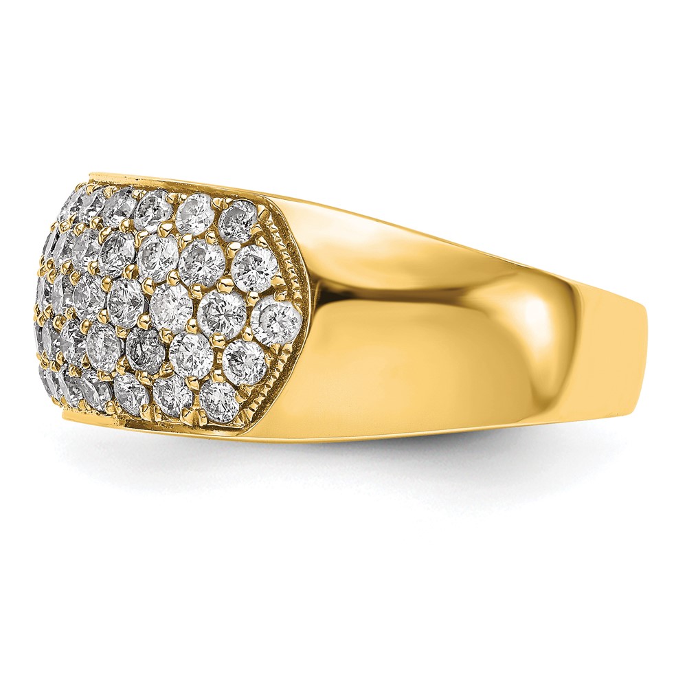 True Origin 14K 1 5/8 carat Lab Grown Diamond VS  D E F  Band (RM3255B-160-YLD)
