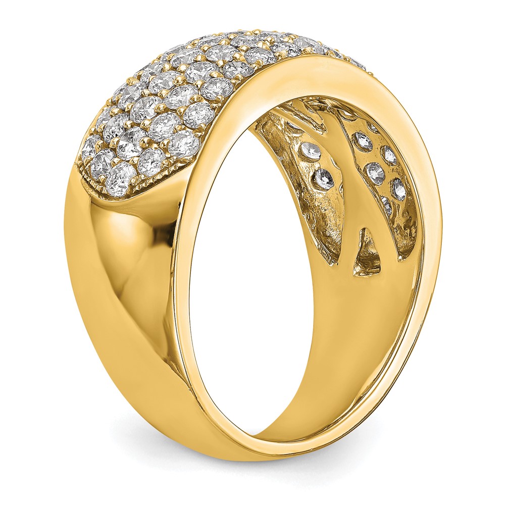 True Origin 14K 1 5/8 carat Lab Grown Diamond VS  D E F  Band (RM3255B-160-YLD)