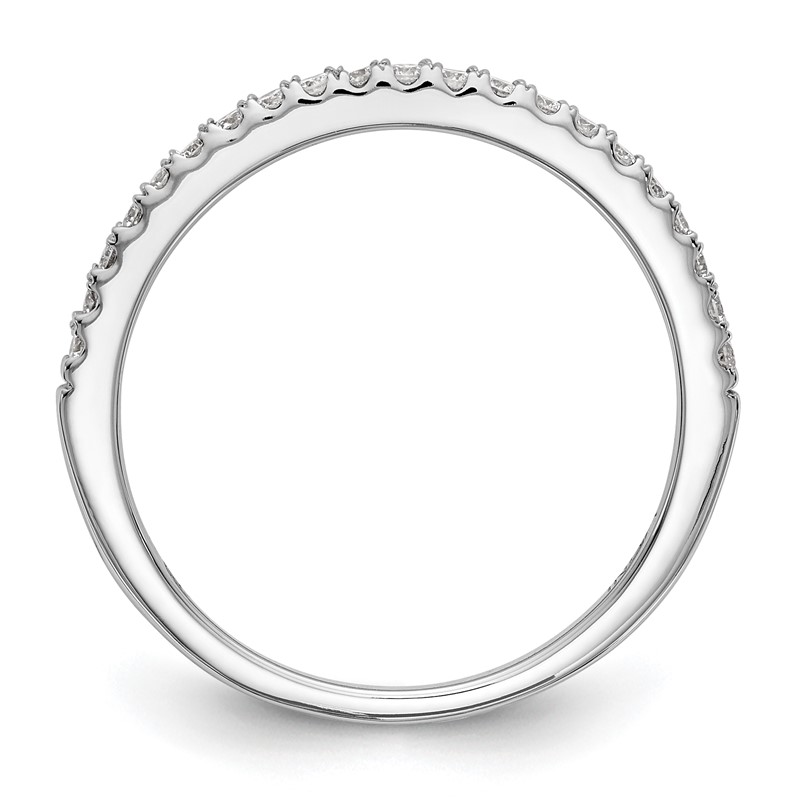 True Origin 14K White Gold 1/6 carat Lab Grown Diamond VS  D E F  Band