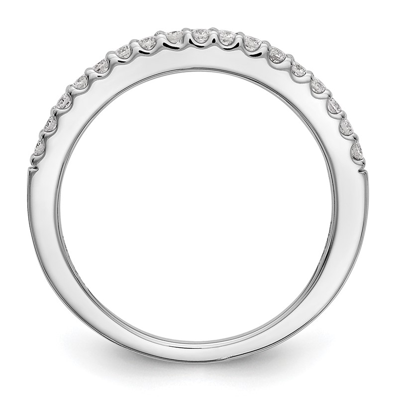 True Origin 14K White Gold 1/3 carat Lab Grown Diamond VS  D E F  Band