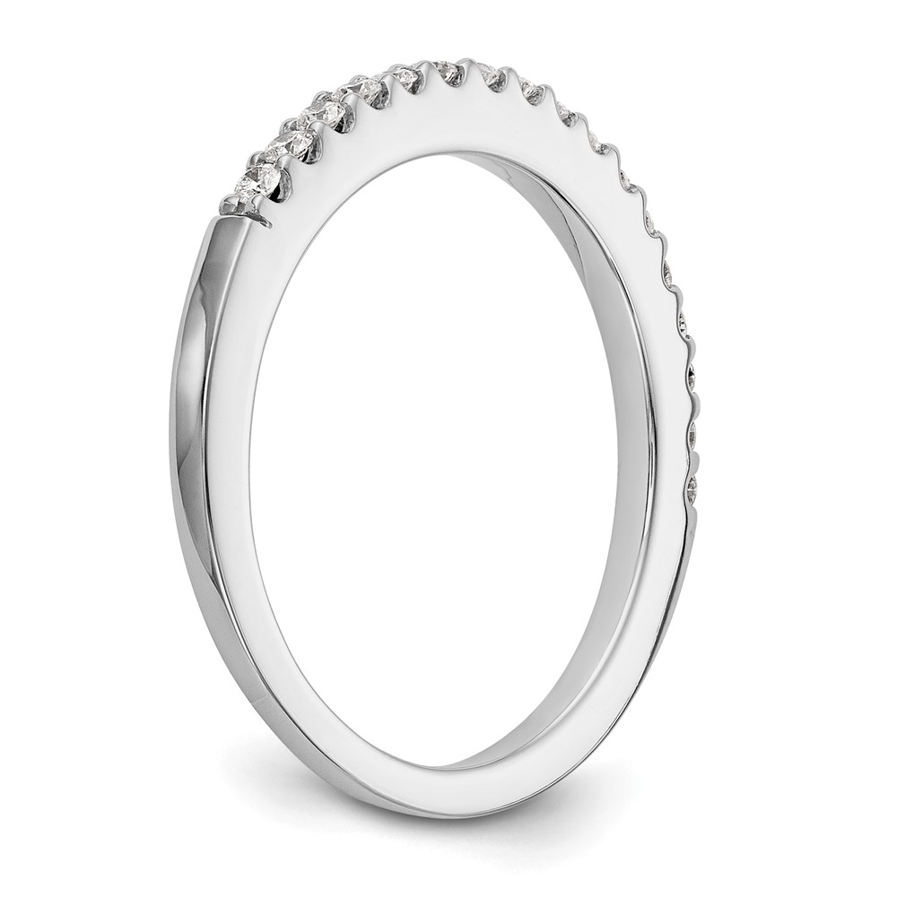 True Origin 14K White Gold 1/3 carat Lab Grown Diamond VS  D E F  Band (RM3272B-034-WLD)