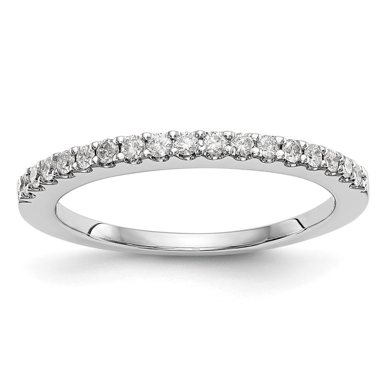 True Origin 14K White Gold 1/3 carat Lab Grown Diamond VS  D E F  Band